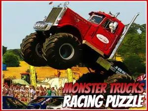 Monster Trucks Racing Puzzle